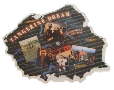 Tangerine Dream Warsaw In The Sun 1984 Electronic Ambient 7" Shaped Picture Disc - Image 1 of 4