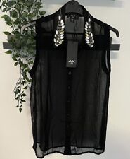 Ladies Top Size 14 AX Paris Blouse Embellished. NEW WITH TAGS 
