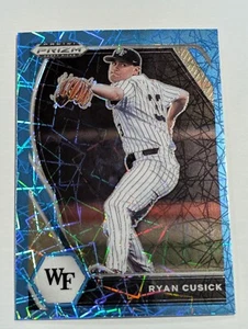 Selecciones del draft Panini Prizm 2021 #PDP24 Blue Velocity Prizm Ryan Cusick radiocontrol - Imagen 1 de 2