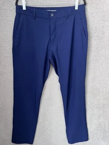 Rhone Pants Mens 32x29 Blue Commuter Slim Straight Performance Chino Golf Preppy - Picture 1 of 14