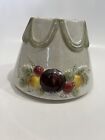 Yankee Candle Shade Sugar Plum W/ Swag And Fruit Discontinued