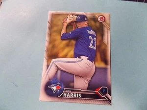 2016 Bowman Draft #BD188 Jon Harris Toronto Blue Jays New Hampshire Fisher Cats  - Picture 1 of 2