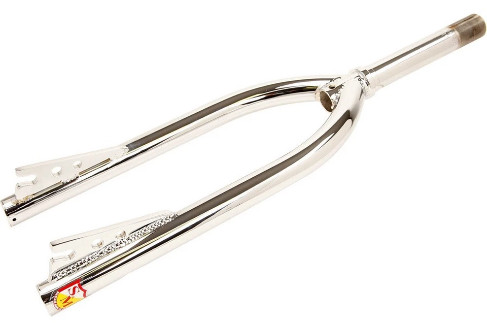 S&M OG 1" Threaded Fork CHROME - 1987-1991 - Original - USA Made - BMX - Image 1 of 1