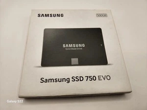 Samsung EVO MZ-750500 SSD Drive 500 GB New in Box - Afbeelding 1 van 2