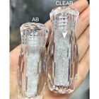 Set 2 Jars - 1.1 mm - Crystal Clear and AB Pixie Nail Art