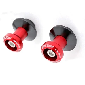 Red SPMF 8MM Swingarm Stand Spools For CBR600RR CBR1000RR FIREBLADE 17 18 -MC - Picture 1 of 4