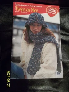 Coats Clark: TWICE AS NICE Quick Apparel to Knit & Crochet Book #0131 - Guc  - Picture 1 of 5