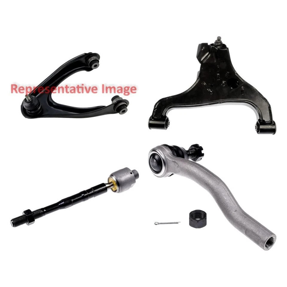 For Nissan Titan 04-15 Control Arm with Ball Joint and Tie Rod End Kit Solutions Foto 1 de 1