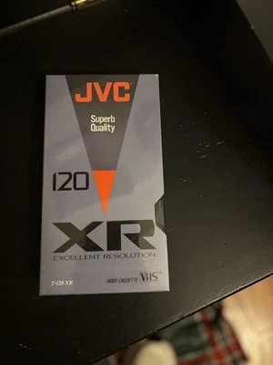 Cinta de video VHS JVC alta energía excelente calidad XR T-120 120 min nueva sellada Foto 1 de 3