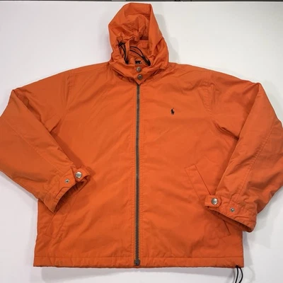 Chaqueta cortavientos Polo Ralph Lauren vintage con capucha talla M forrada convertible Foto 1 de 4