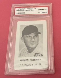 1970 MILTON BRADLEY BASEBALL PSA 10 ~ HARMON KILLEBREW ~ SET BREAK ~ HOF ~ TWINS - Picture 1 of 3