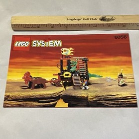 LEGO 6056 Dragon Wagon Knights Castle Retired Instruction Manual Only 1993