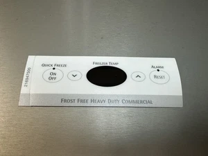 Frigidaire 216947500 Refrigerator Label Control Sticker only, OEM brand new - Picture 1 of 3