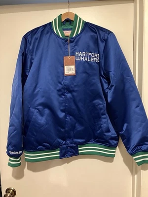 Hartford Whalers Mitchell and Ness. Chaqueta, nueva con etiquetas grande para hombre Foto 1 de 4