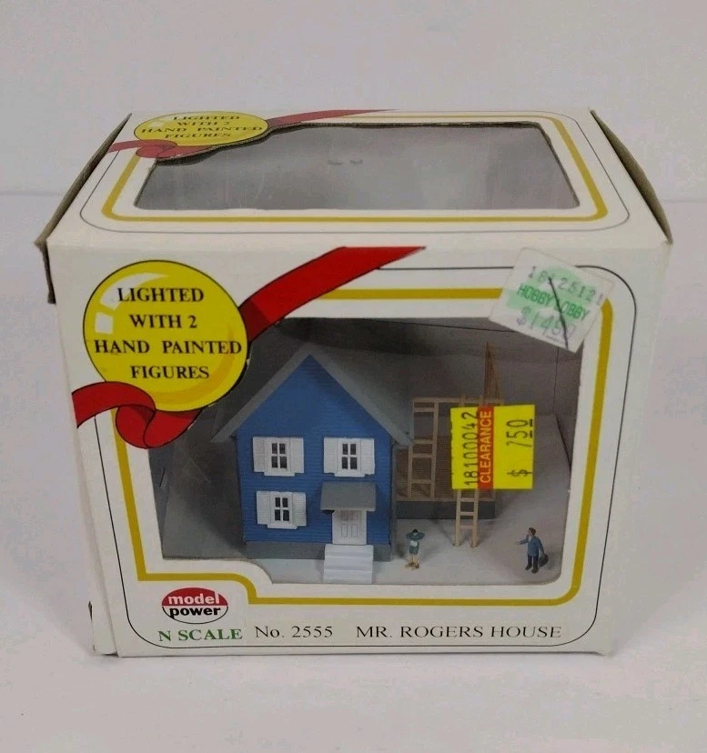 Model Power N Scale Mr. Rogers House #2555 Open Box - Image 1 of 4
