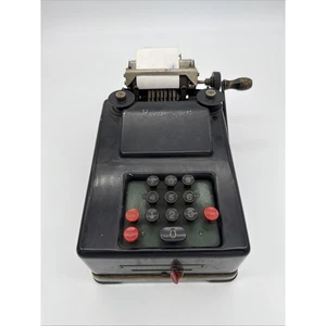 Máquina de agregar manual Remington Rand modelo M de colección - calculadora de escritorio negra - Imagen 1 de 11