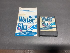 Atari  7800  Water Ski Game and Manual  by Froggo  Games Tested