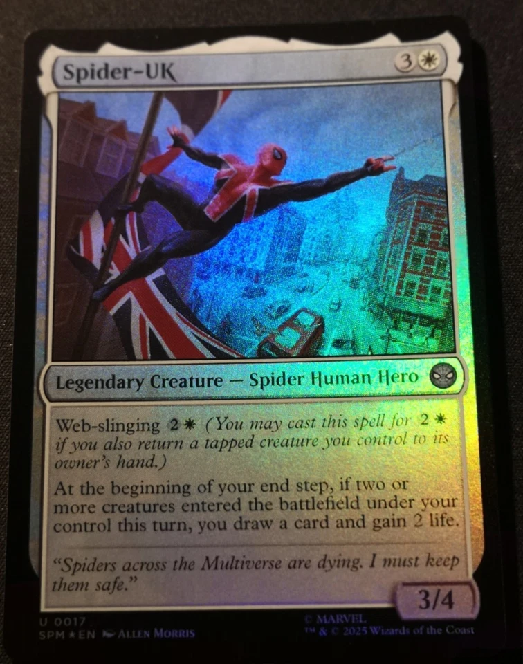Spider-UK - Foil - SPM - MTG - EN - NM - 0017 - Image 1 of 1