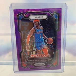 2023-24 Panini Prizm Monopoly Basketball Shai Gilgeous-Alexander Purple #61 - Picture 1 of 2