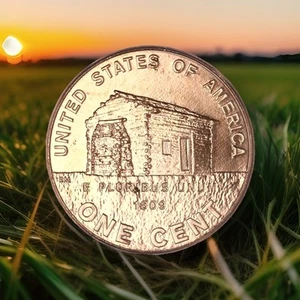 2009-D Lincoln Log Cabin Early Childhood Cent #1 BU Penny US Coin FREE SHIPPING - Picture 1 of 7