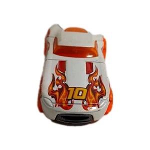 Hot Wheels Fast Felion White #10 Die-Cast Car Orange Wheels - Picture 1 of 14
