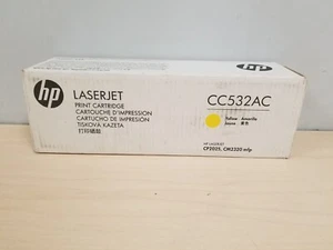 NEW! HP 304A CC532A CC532AC Yellow Toner Cartridge LaserJet CP2025 - Picture 1 of 6