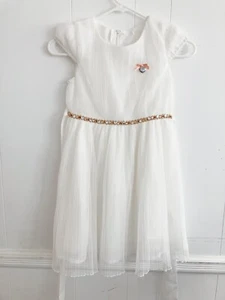 White Tulle Dress For Girls - Picture 1 of 5
