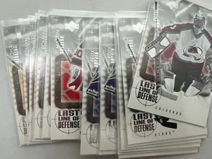 2001-02 Upper Deck Last Line of Defense Pick One! Complete your Set! - Picture 1 of 1