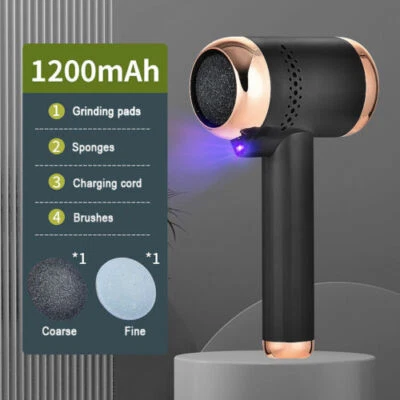 Lijadora de limas de pies de pedicura eléctrica removedor de piel muerto de callos molinillo exfoliante Foto 1 de 4