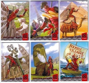 2018 Fleer Ultra X-Men: Complete Deadpool Around the World Set (10)