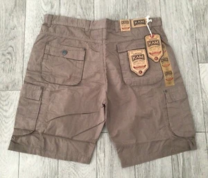 MENS KAM CARGO COMBAT TWILL SHORTS GREAT QUALITY SHORTS KHAKI SIZE 40 - Picture 1 of 3