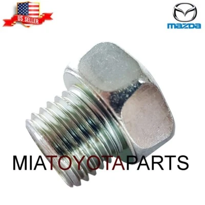 Tapón de drenaje de aceite de motor genuino Mazda OEM HE03-10-404 Foto 1 de 4