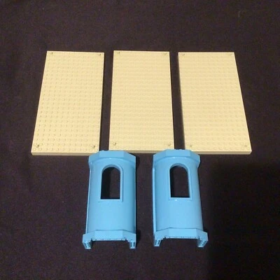 乐高 5960 贝尔维尔美人鱼城堡零件 5 件 罕见零件 33213 47116 — 第 1/4 张图片