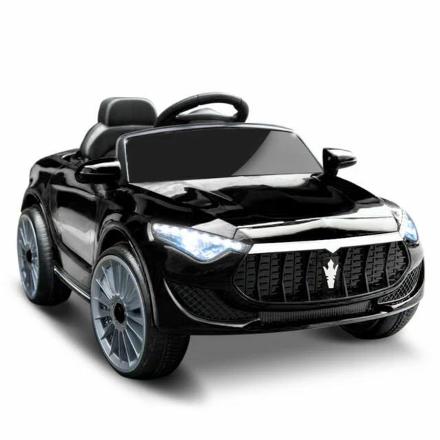 Rigo RCAR-MASRT-S-BK Maserati Kids Ride On Car - Black