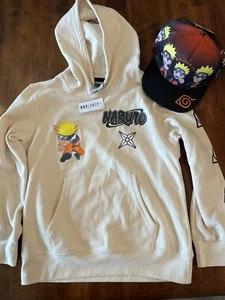 Naruto Shippuden Chibi Naruto Portraits Youth Cap and Icons Youth Hoodie (M) - Picture 1 of 5