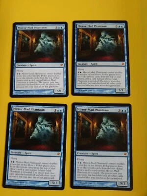 MTG Card. Mirrror-Mad Phantasm playset  innistrad mythic  4 cards - Image 1 of 4