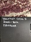 2006-2015 VAUXHALL CORSA D GLOVEBOX IN BLACK 13205099
