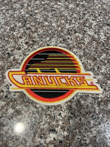 NHL Vancouver Canucks IRON ON Sew On Embroidered JACKET PATCH 5.5” X 4” Cover