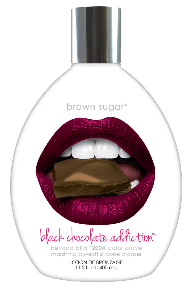 Brown Sugar Black Chocolate Addiction Tanning Lotion with Bronzers. 13.5oz - Image 1 of 1