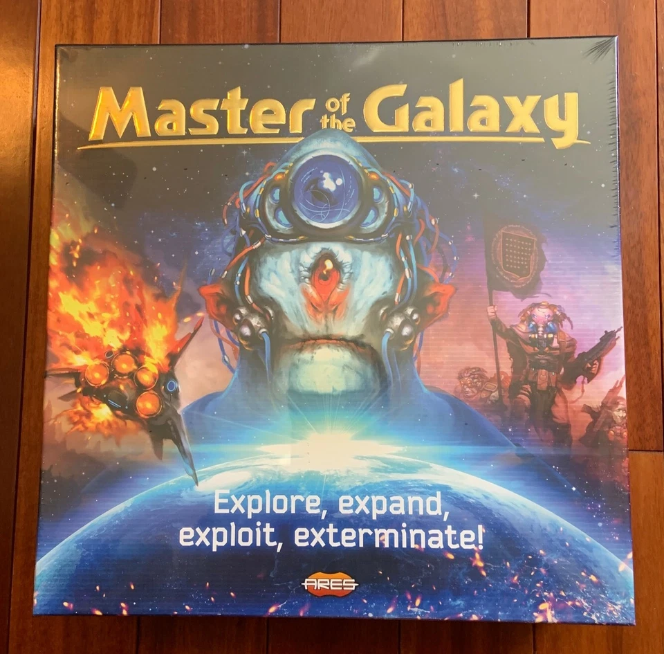 Master of the Galaxy board game - Ares - Kickstarter ed with expansion and SG's
