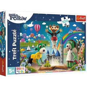 Rompecabezas Trefl 100 piezas niños grande cuento de hadas con los Trefliks Treflikow - Imagen 1 de 3