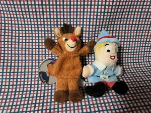 Starbucks Rudolph the Red-Nosed Reindeer  w tag Hermey NO tag Finger Puppet  - Picture 1 of 3