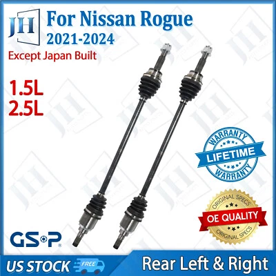 OE Rear Pair Left & Right CV Axle Shaft For 2021 22 23 24 Nissan Rogue 1.5L 2.5L — 第 1/4 张图片