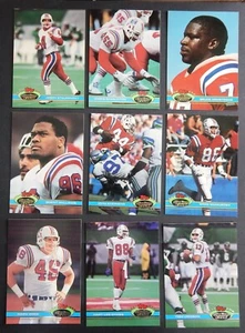 1991 Topps Stadium Club New England Patriots Team Set 15 Cards Ray Agnew Russell - Picture 1 of 2