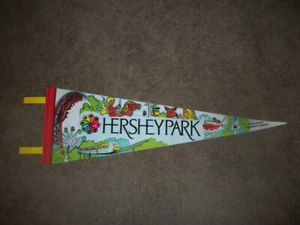 VINTAGE HERSHEY PARK SOUVENIR PENNANT APPROX. 25" - Picture 1 of 2