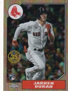 Topps 2022 cromo 35 aniversario - Jarren Duran RC #87BC-19 BOSTON RED SOX - Imagen 1 de 1
