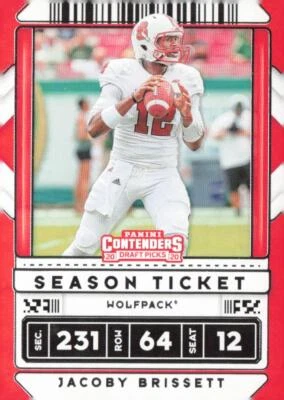 2020 Panini Contenders Draft Picks #44 Jacoby Brissett - Image 1 of 2