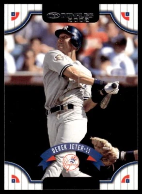 2002 Donruss - #3 Derek Jeter New York Yankees - Image 1 of 2