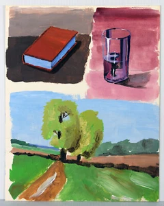 14" Vintage Watercolor Painting Shadow Study Still Life Candace McCall II - Picture 1 of 4