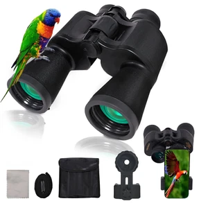 Binoculars,20X50 Binoculars for Adults, Compact High Powered & Low Night Vision - Picture 1 of 12